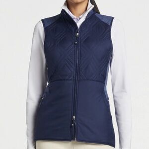 Peter Millar Women's Navy Quilted Vest